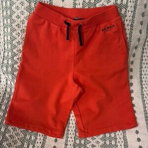 Balmain Vibrant Orange Shorts